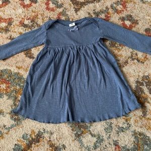 Kate Quinn blue pointelle dress 6/12